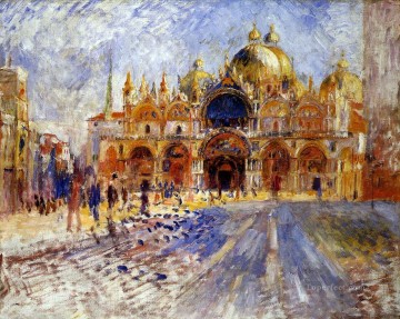 marco Pintura - plaza san marco venecia Pierre Auguste Renoir Venecia